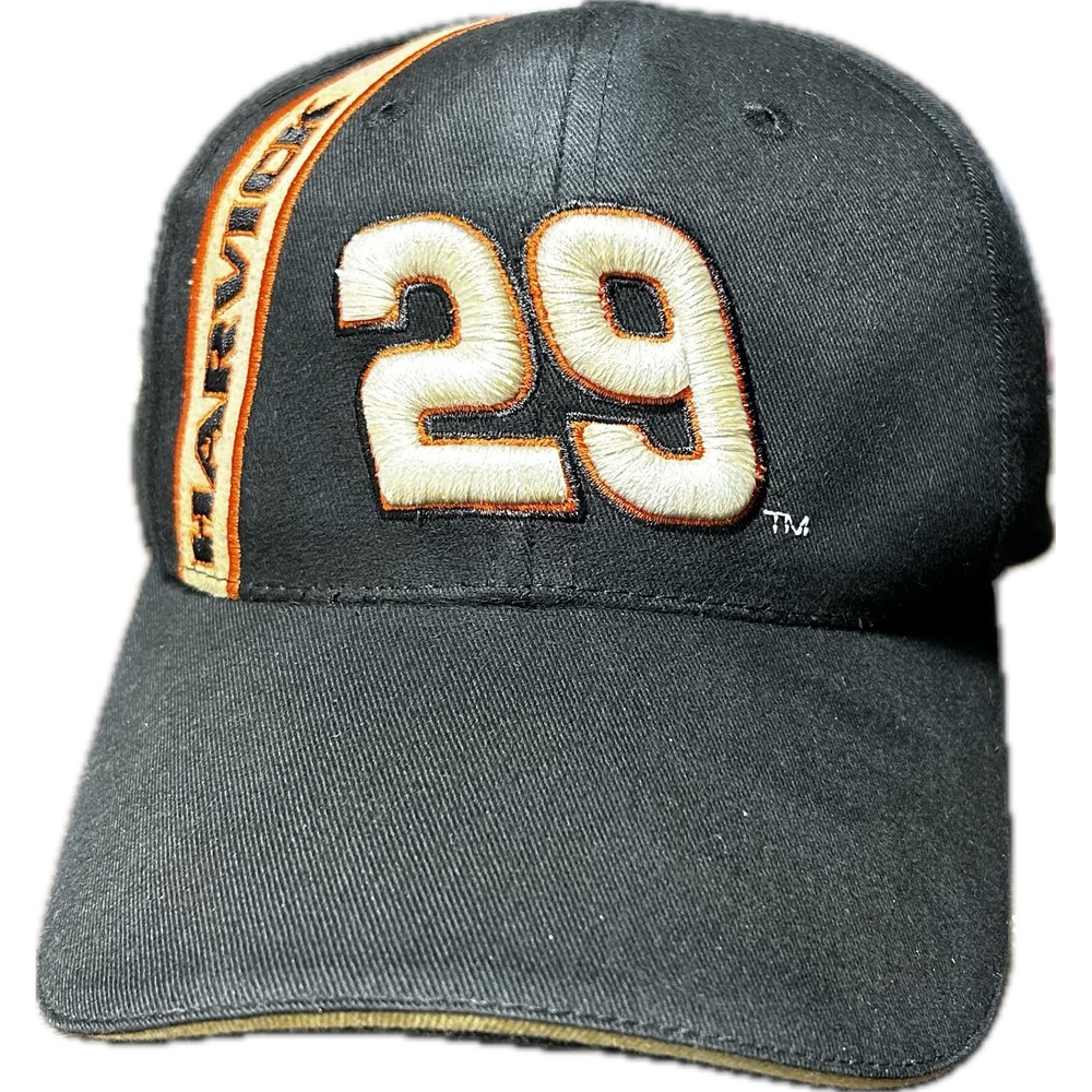 NASCAR Kevin Harvick Hat #29 GM Goodwrench Mens OSFA Black Racing Gorpcore‎ 2001